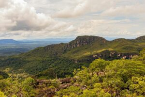 Vista aérea da Chapada dos Veadeiros