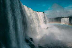 Foto das cataratas em Foz do Iguaçu