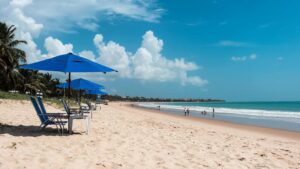 Praia e sol em João Pessoa