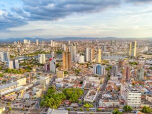 Vista aérea da cidade de João Pessoa