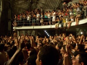Audiência no Circo Voador, no Rio de Janeiro